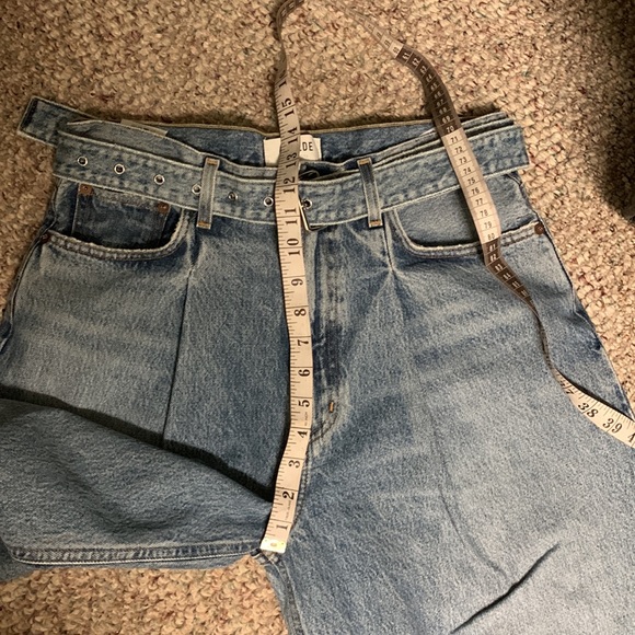 NWOT AGOLDE Wide-leg Belted Jeans - Picture 10 of 13